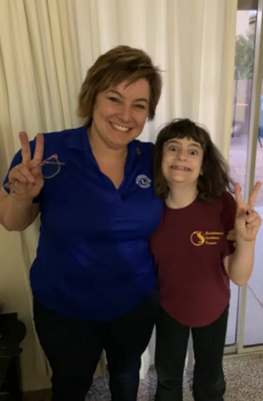 Mentor of the Month – Mentoring Tucson’s Kids Mentor of the Month recognition photo with two Mentoring Tucson's Kids participants